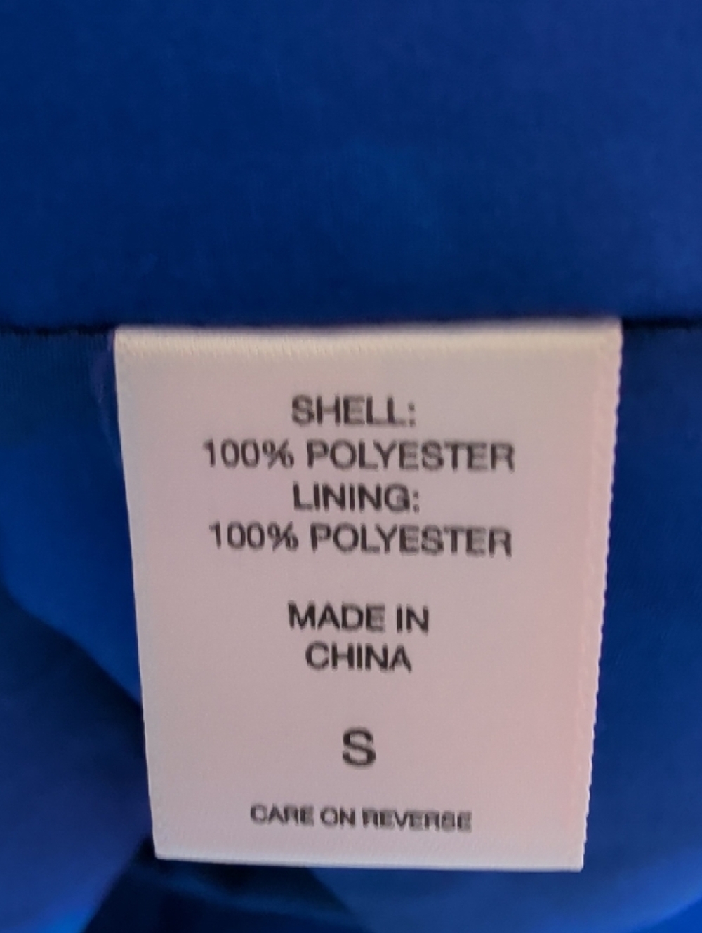 New York & Co. Royal Blue Sleeveless Shift Dress – Size S | V-Neck | Lined - Picture 9 of 9
